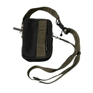 Monclear Detour Crossbody Bag Womens Small Black Green Casual Travel